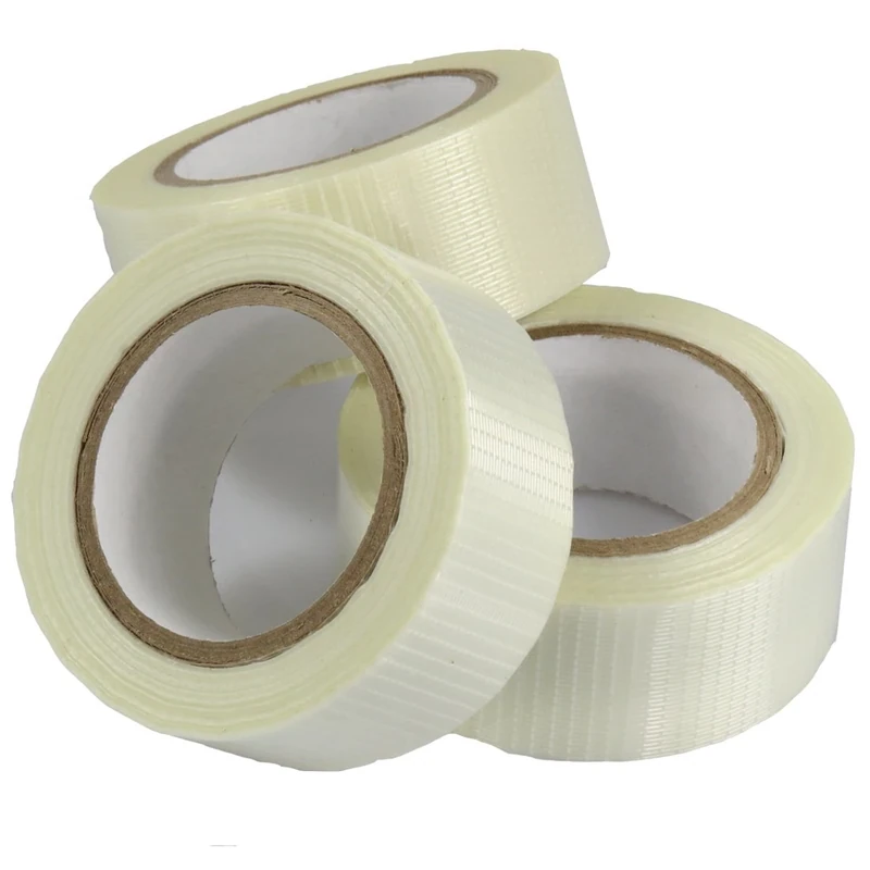 Triplast 50 m 2-Inch Reinforced Glass Filament Tape (Pack of 12)
