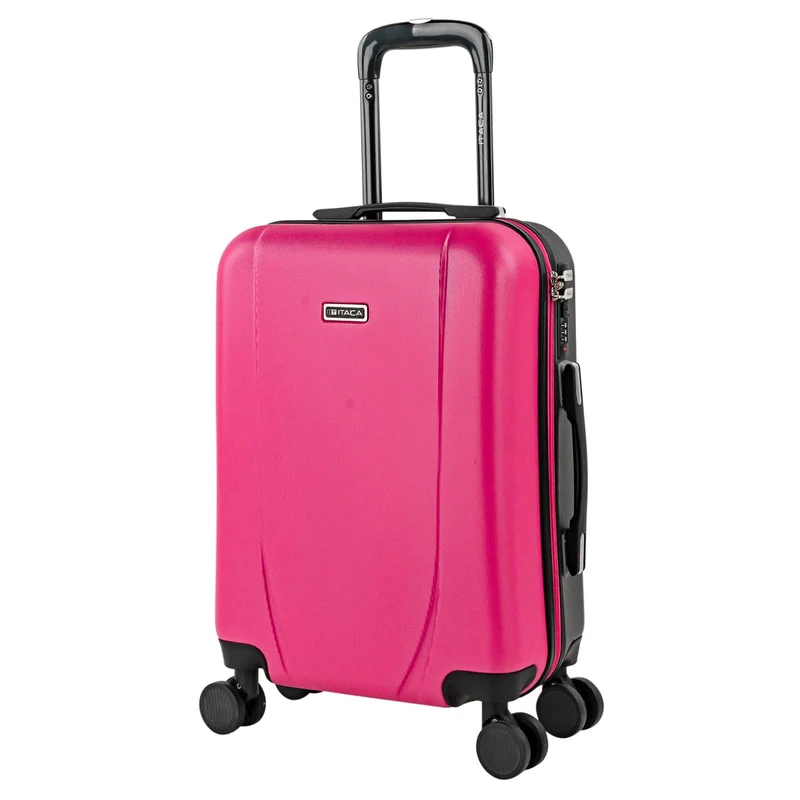 ITACA - Maleta Cabina. Maletas de Viaje Cabina 55x40x20. Maleta de Cabina. Trolley Cabina. Maletas de Cabina, .Fucsia-Antracita