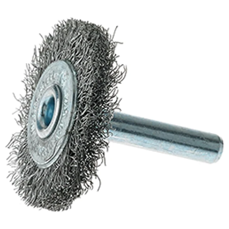 Mercer Industries 182010B Crimped Wire Wheel, 1-1/2" x 1/4" Shank for Drills and Die Grinders, 20-Pack