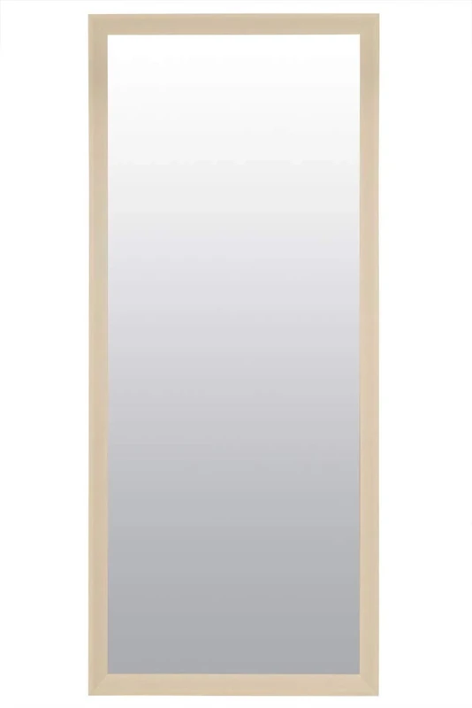 Large Full Length Ivory Wall Mirror 5ft4 x 2ft4 (163cm x72cm)