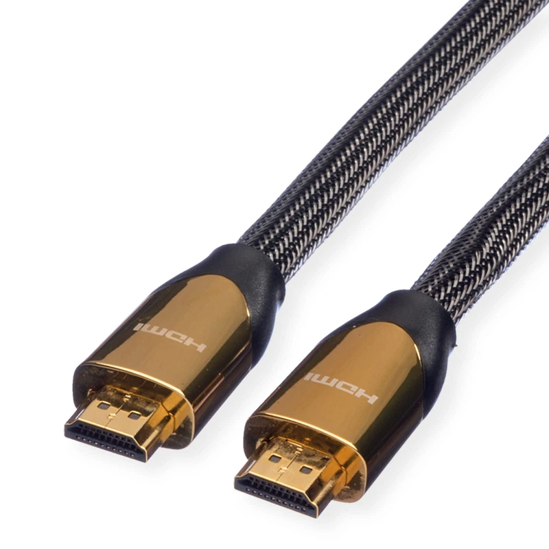 ROLINE Premium HDMI cable with Ethernet UHD quality | Transfer in 3D and 4K | Black 4,5 m - Image 1