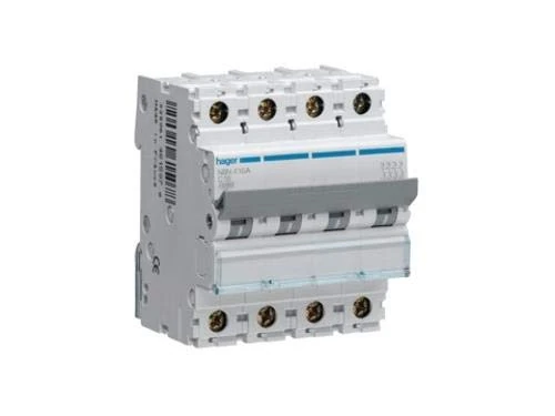Hager MCB NBN420A 20 Amp B 4 Pole
