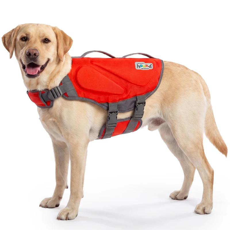Outward Hound Dawson Dog Life Jacket, Large, Red - Image 1
