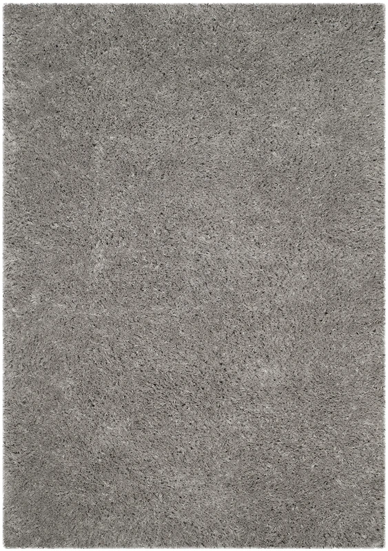Safavieh Shag Rug for Living Room, Dining Room, Bedroom - Cool Polar Shag Collection, Short Pile, in Silver, 155 X 229 cm