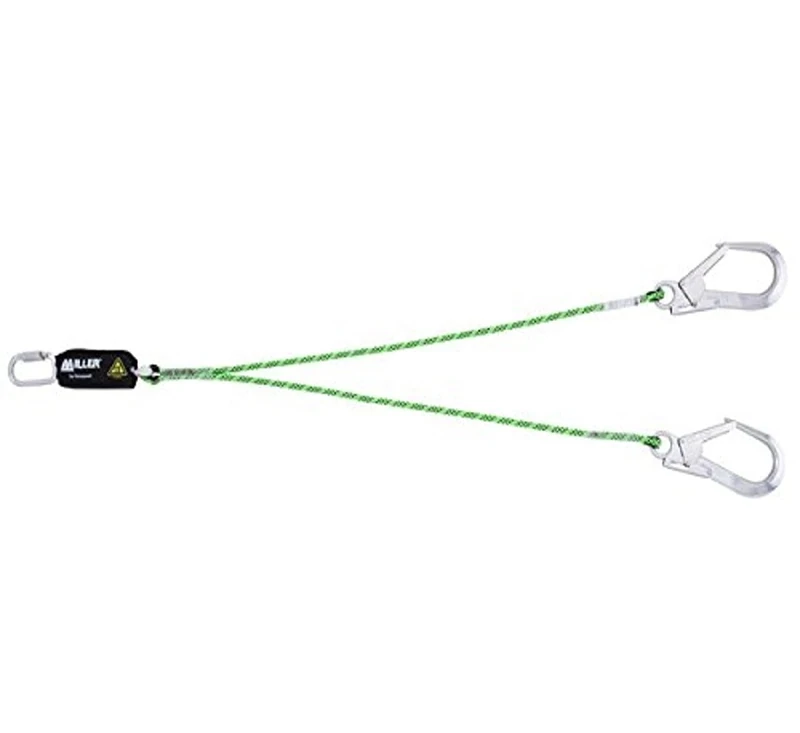 Honeywell 1032394 Miller Shock Absorbing Lanyard Y Kernmantel 1,5M with Q.T and 2Go65 Edge Tested