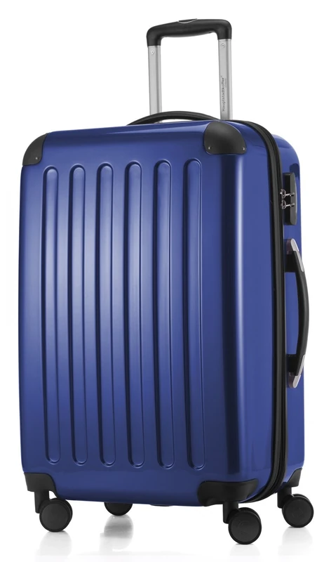HAUPTSTADTKOFFER - Alex - Luggage Suitcase Hardside Spinner Trolley Expandable 24", Darkblue
