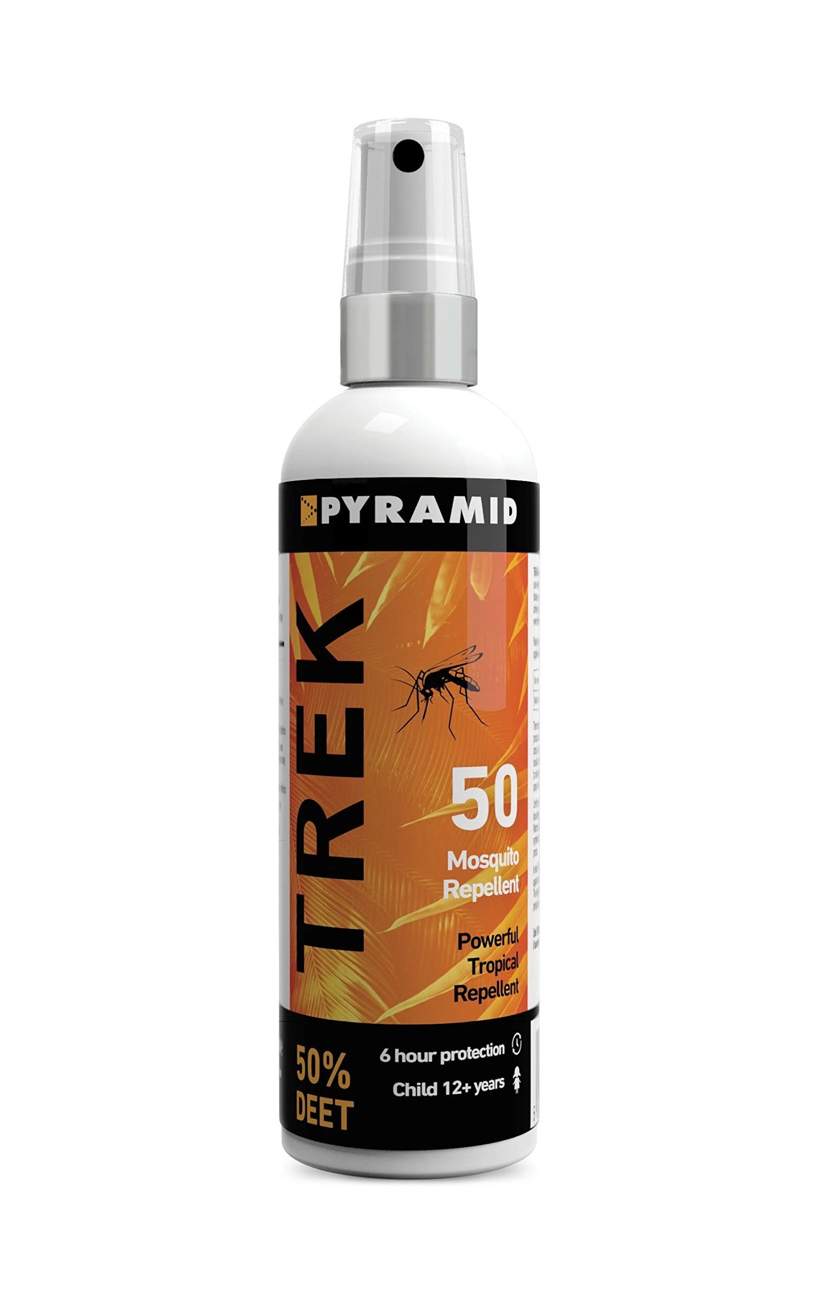 Pyramid Trek 50. Maximum Strength DEET Insect/Mosquito Repellent DEET Spray - 100ml