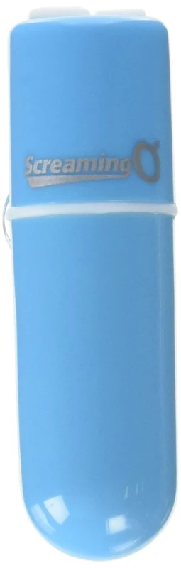 Screaming O Charged Vooom Rechargeable Bullet Vibrator, Blue