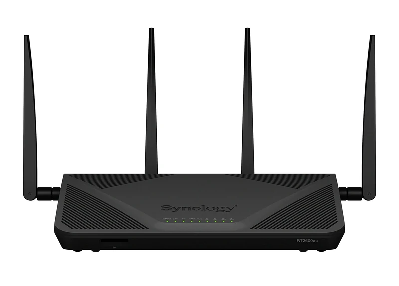 Synology RT2600ac – 4x4 dual-band Gigabit Wi-Fi router, MU-MIMO, powerful parental controls, Threat Prevention, bandwidth management, VPN, expandable coverage with mesh Wi-Fi ,Black