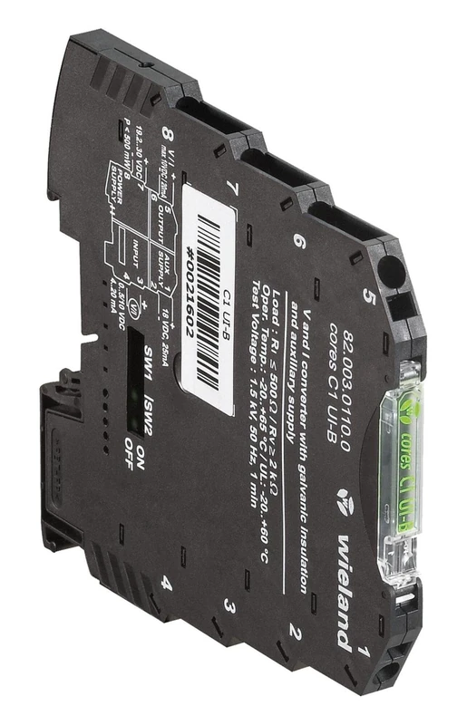 WIELAND 82.003.0110.0 Cores C1 ui-b Input Tension/Intensity, Output Voltage/Intensity - Image 1