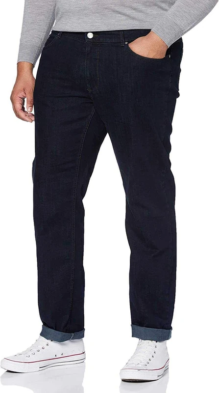 BRAX Men's Cooper Denim Masterpiece Straight Jeans, Blue (Dark Blue 22), W42/L32 (Size: 42/32)