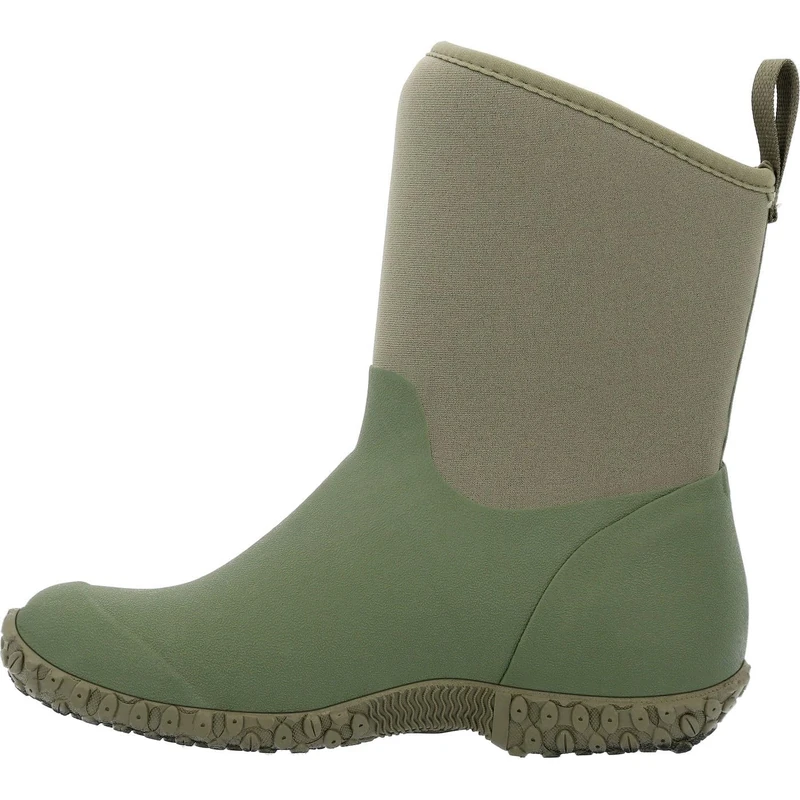 Muck Boots Women's Muckster 2 Mid Snow Boot, Green W/Floral Print Lining, 7 UK