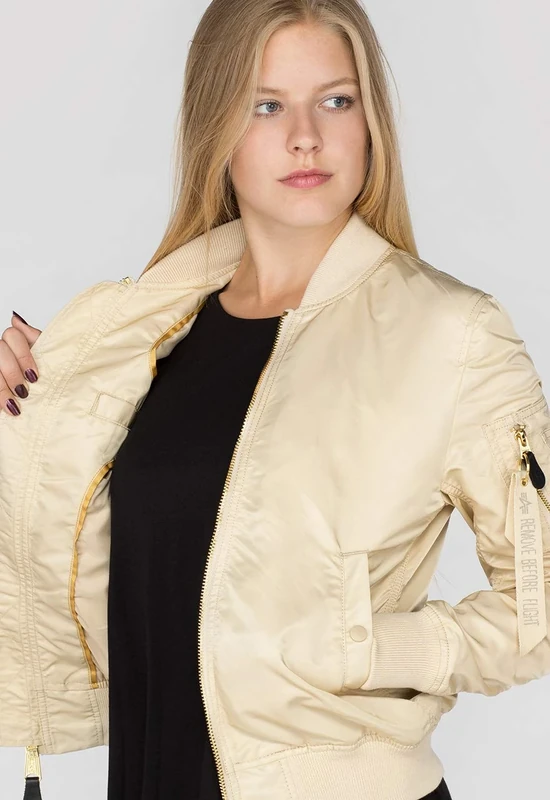 Alpha Industries MA-1 VF LW Bomber Jacket for Ladies Caramel