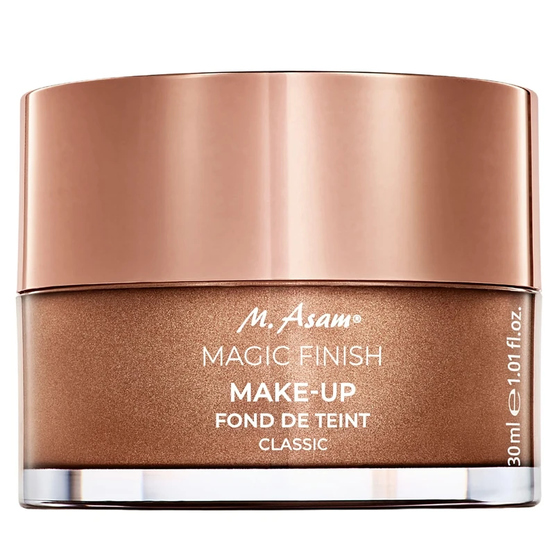 M. Asam Magic Finish Make-Up Mousse Classic (1.01 Fl Oz) – 4in1 Primer, Foundation, Concealer & Powder With Buildable Coverage, Hides Redness And Dark Spots, Vegan, For Light To Medium Skin Tones