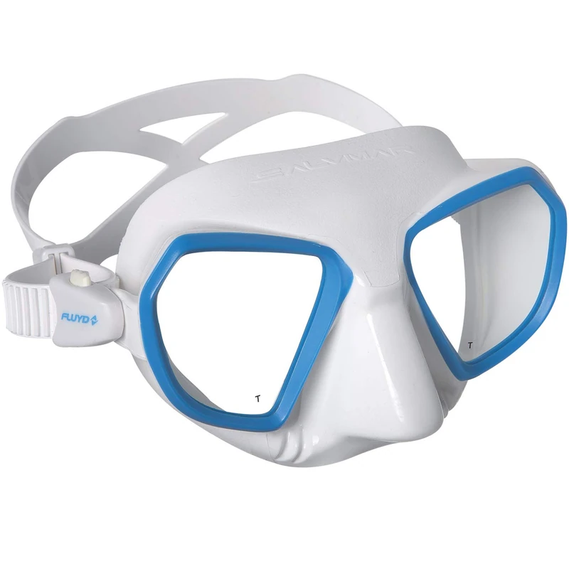 SALVIMAR Fluyd Noah Unisex Diving Mask Adult, White/Blue