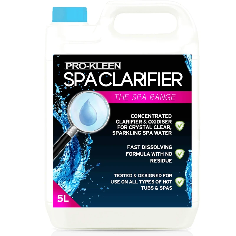 5L of Pro-Kleen Spa Clarifier - Achieve Brilliant, Sparkling Water - Improves Filter Performance & Efficiency - Image 1