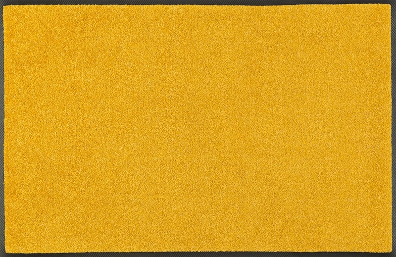 wash+dry Trend-Colour Honey Gold Acrylic Doormat, Acrylic, yellow, 50 x 75 x 0.7 cm