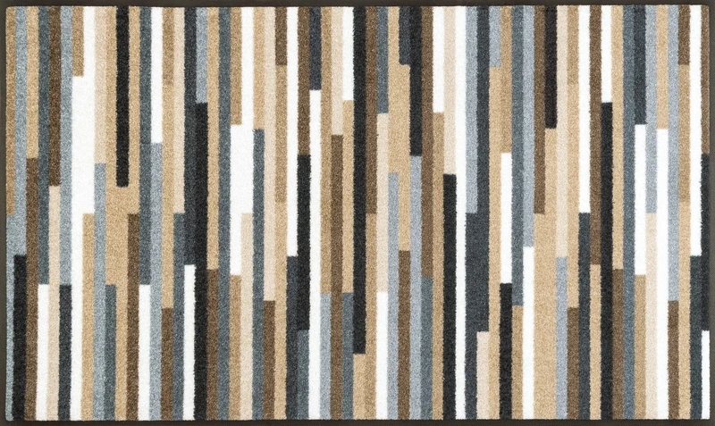Wash&Dry Doormat, Acrylic Brown, 75 x 120 x 0.7 cm