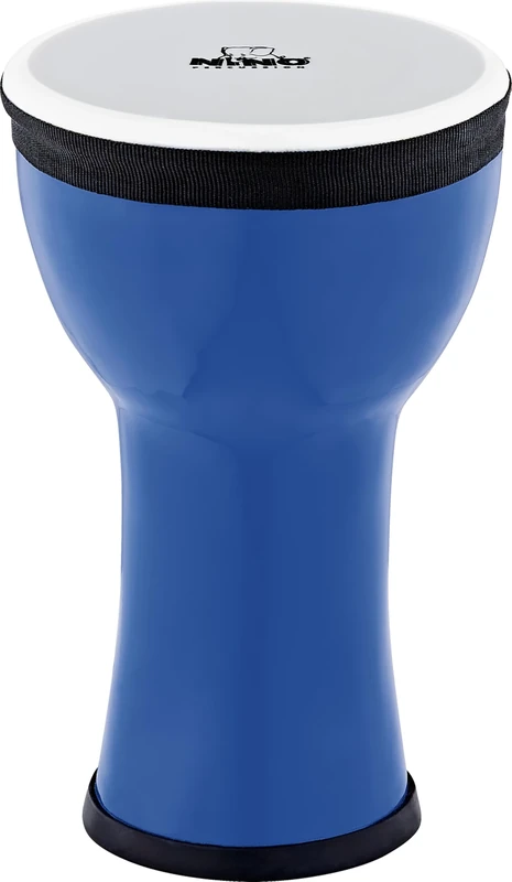 Nino Percussion Elements Mini Djembe - Small Musical Instrument for Children from 3 years - 6-inch Diameter - Plastic, Blue (NINO-EMDJ-BB)