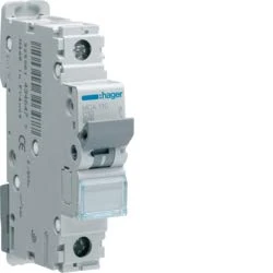 Hager m Series - Automatic magnetothermic -m Curve-c 6ka 1 Pole 63a