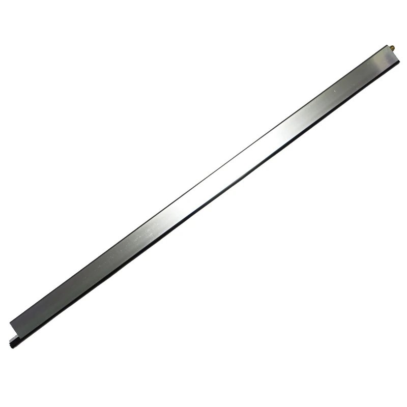 Amig - Model 3 Draught Excluder, Automatic Screw-In Weather Strip, Rubber Closure, Stainless Steel Inner Mechanism and Brass Stop, Self-Levelling, Can Be Cut to Size, 82 cm, Silver, Aluminium - Image 1