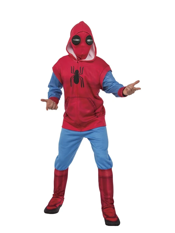 Rubies Official Disney Marvel Spider-Man Homecoming Adult Costume, Sweats Deluxe Design, Adult Size Standard