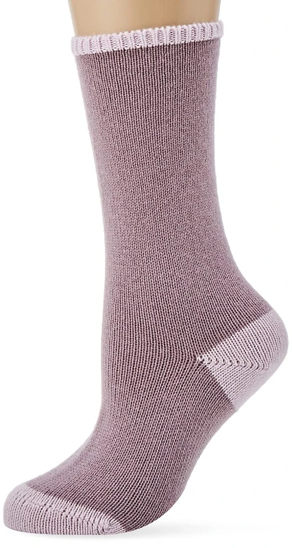 FALKE Women's No. 1 W So Cashmere Plain 1 Pair Socks, Purple Dusty Lilac 6854, 2.5-3.5