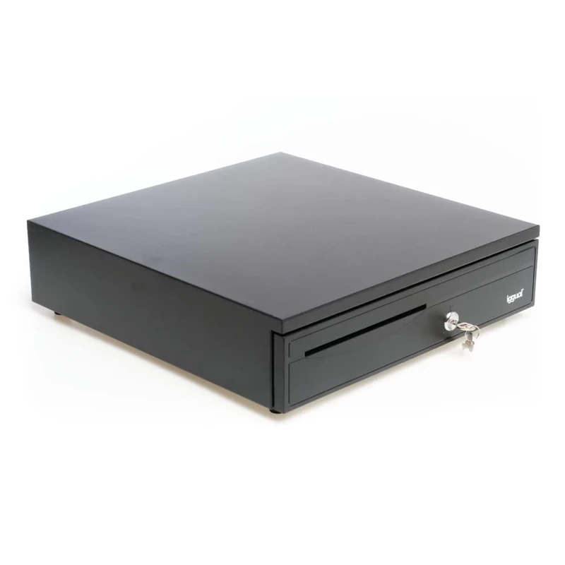 iggual - Iron-30 | Black RJ11 Coin Holder Drawer with 5 Bill Compartments and 5 Coin Compartments - Image 1