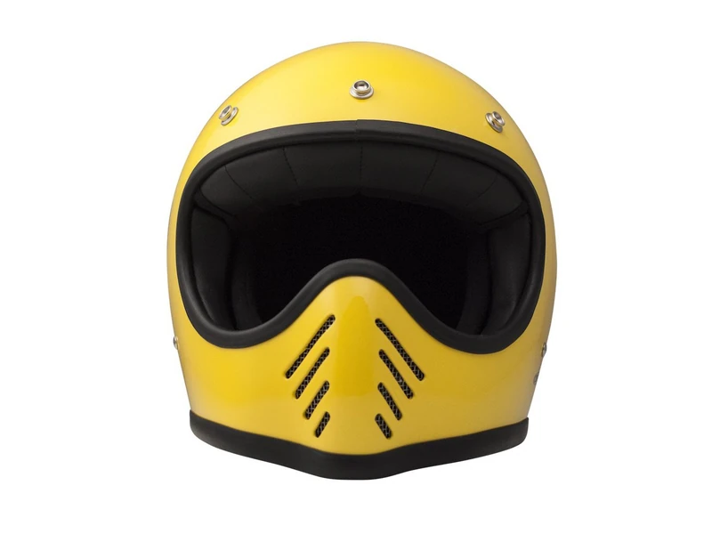 DMD Motorcycle Helmet, Seventyfive Yellow