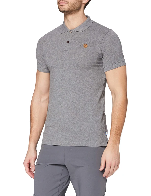 Fjallraven 81511 Övik Polo Shirt M Polo Shirt Mens Grey XXL