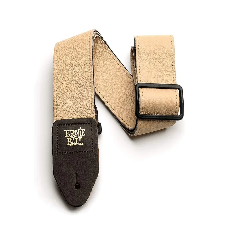 Ernie Ball 2 Inch Tri-Glide Italian Leather Strap - Tan