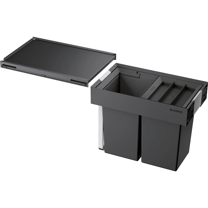 Kitchen Waste sorter Container from Blanco Flexon II 30/2-521467, Black
