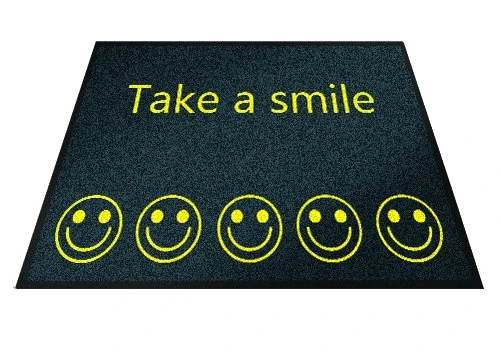 Andersen 2122157 Impressions Comfortable Nylon Fabric Interior Floormat Classic Logo Mat, Nitrile Rubber Backing, 830 G/M2 – 60 cm x 85 cm - Image 1