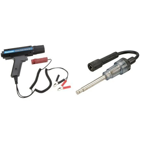 Gunson 77008 Timing Light With Advance Feature and Silverline 633982 Ignition Spark Tester