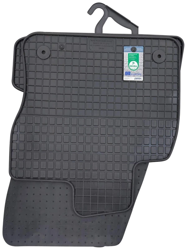 PETEX Rubber Car Mats for Q2 from 11/2016 Black Set of 4