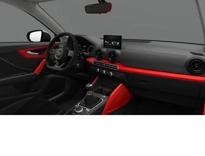 Audi 81 A072540Z3 M Decorative Panel for Interior Mirror Automatic Abble Tying, Misano Red