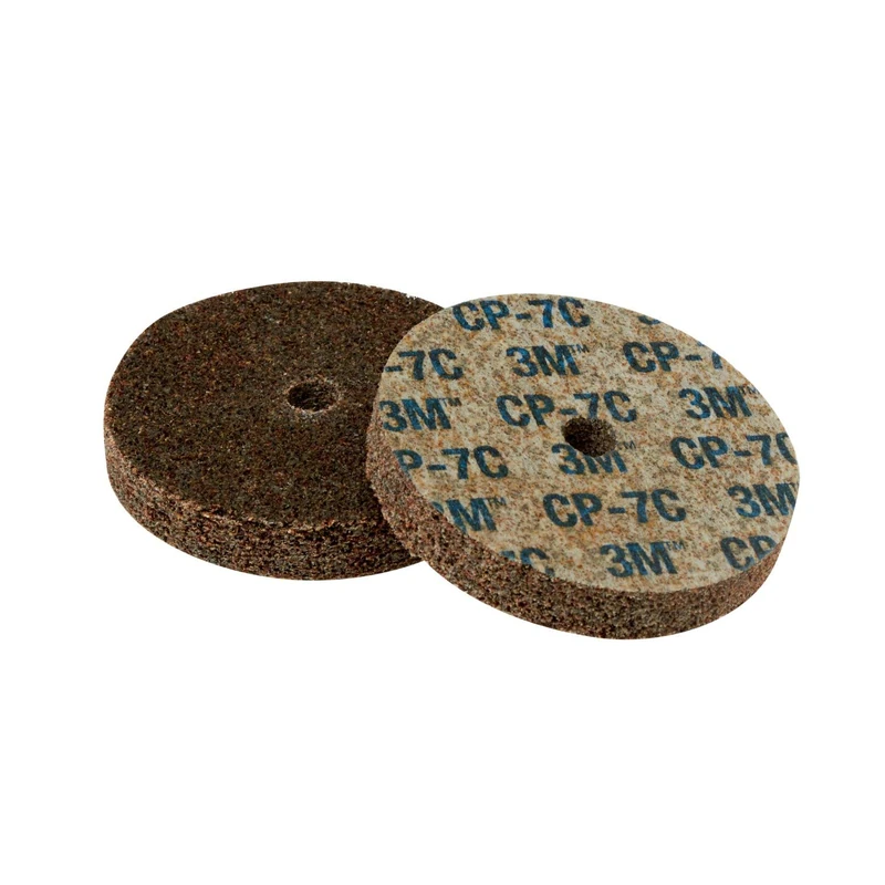 Scotch-Brite 03737 Cut and Polish Unitized Wheel, 3" x 3/4" x 1/4" 7A CRS, 3" Diameter, Abrasive Grit, 15100 Rpm (Pack of 10)