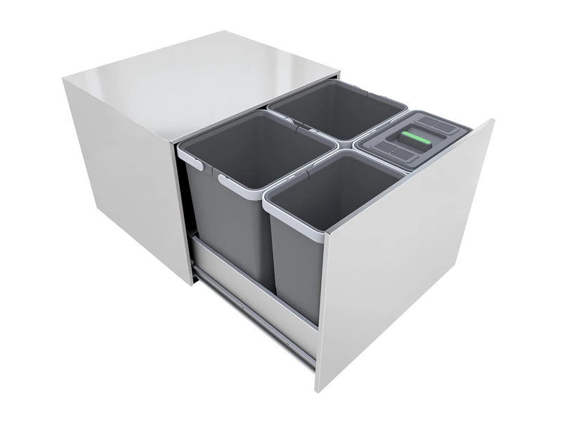 ELLETIPI Street 2.0 Pa2 inl424348 a Differentiated Removable Steel Bin for Base, Steel, 48 x 43 x 40 cm