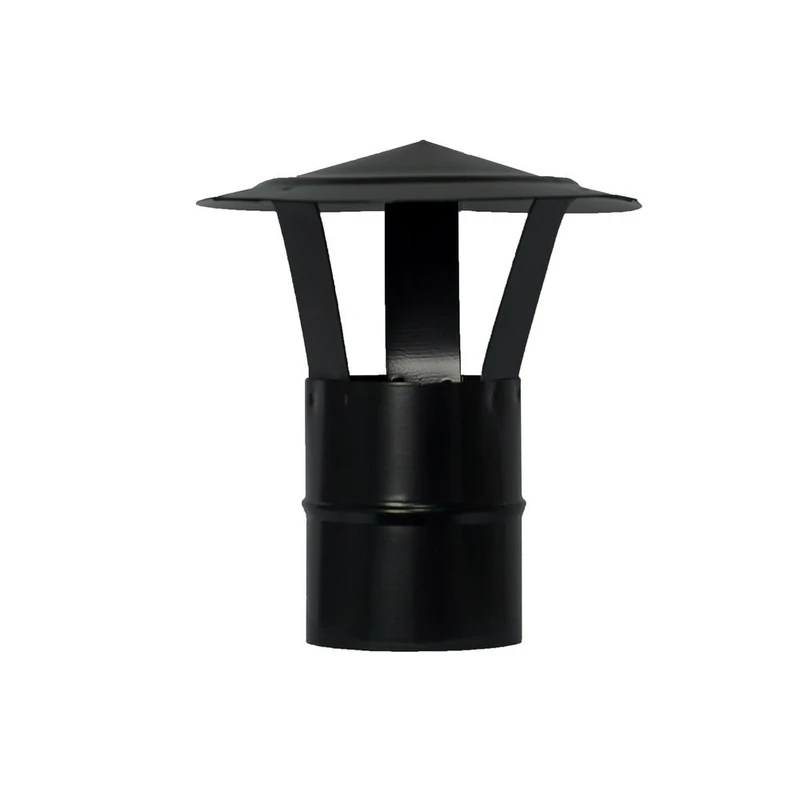 Wolfpack Professional Line 22013250 Wolfpack Vitrified Hat for Pellet Stove, Fireplace, Smoke Extraction, for Tube Ø 80 mm, Multicolor