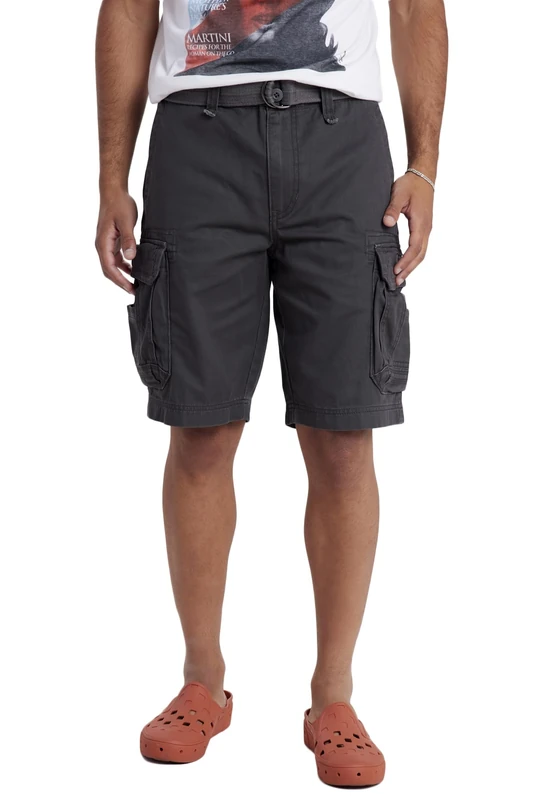 UNIONBAY Men's Survivor Belted Cargo Short, Android, 34