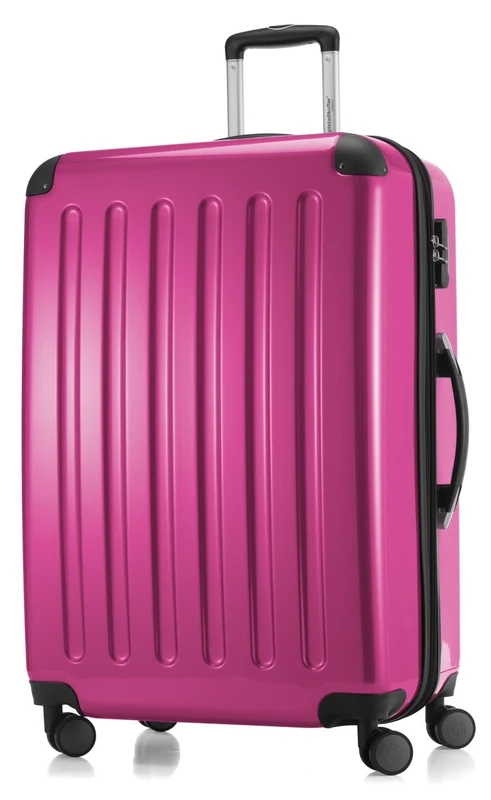 HAUPTSTADTKOFFER - Alex - Luggage Suitcase Hardside Spinner Trolley Expandable 28", Pink