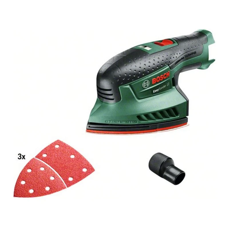 Bosch Multisander EasySander 12 (12V System; Without Battery; in Carton Packaging)