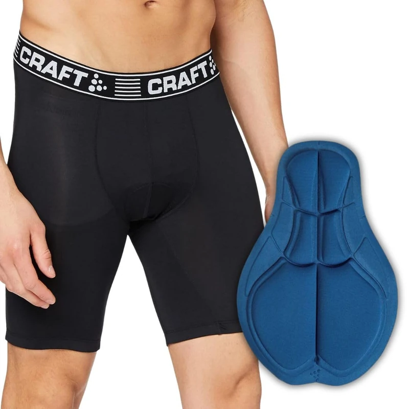 Craft Men's Greatness Bike Shorts Undershorts, Men, GREATNESS BIKE SHORTS M, black/white, XXXL