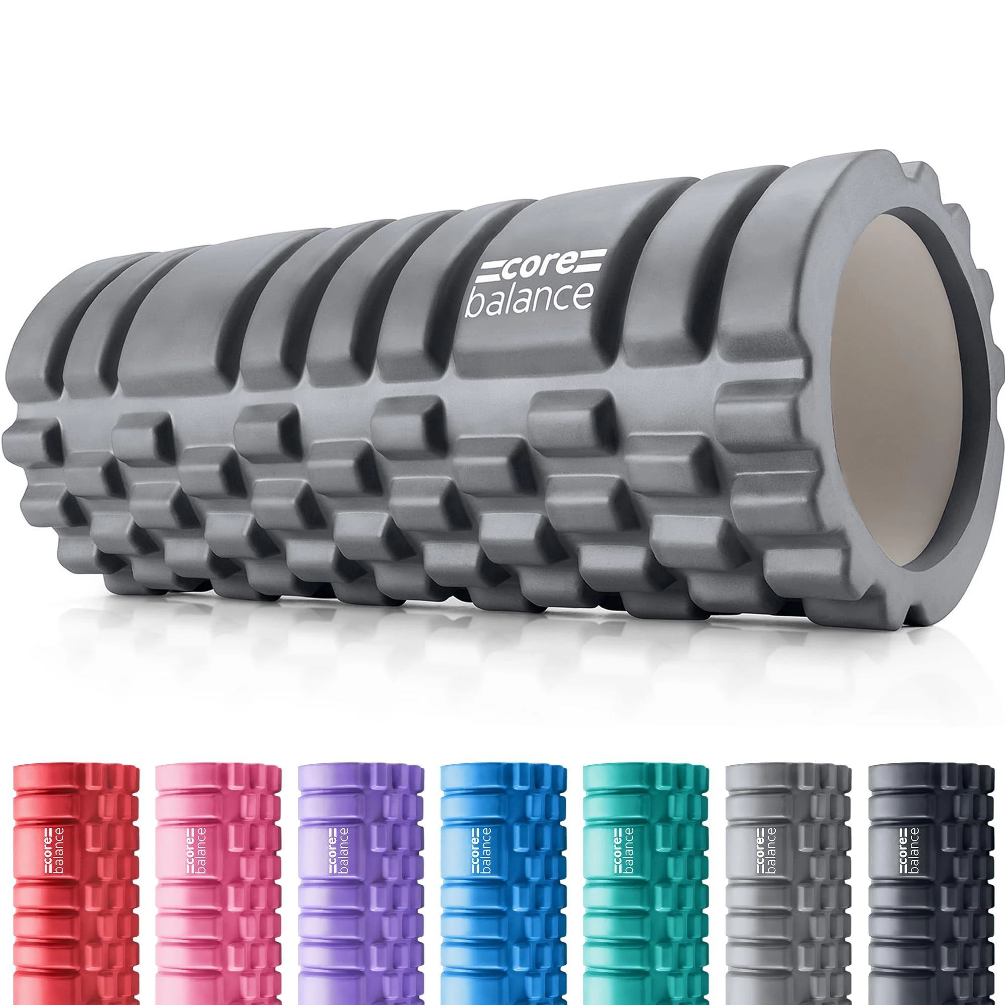 Core Balance Foam Roller For Deep Tissue Muscle Massage, Trigger Point Grid Sports Massager, Fitness Gym Physio