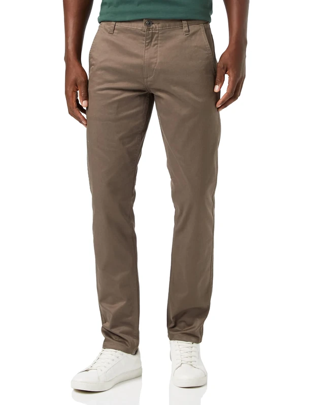 Dockers Men's, ALPHA ORIGINAL KHAKI Pants, Dark Pebble, 34W / 36L