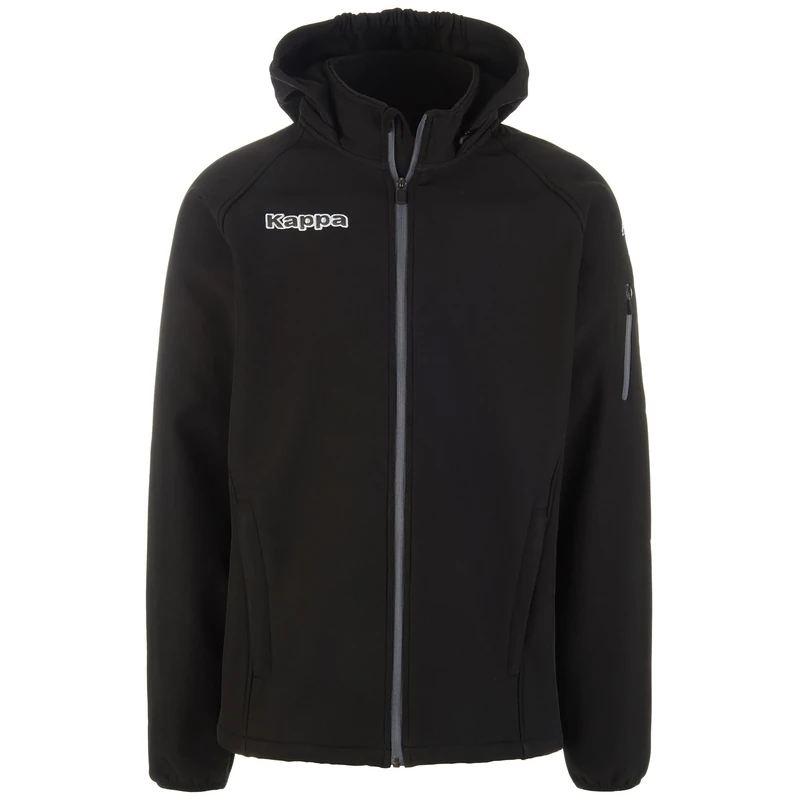 Kappa Valas Jacket, Unisex, Black, 8Y
