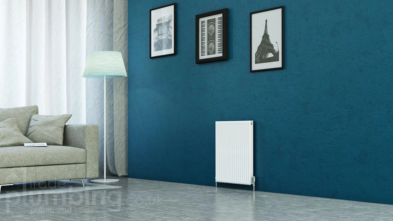 Kartell Kompact Type 11 Single Panel Single Convector Radiator 600mm x 500mm White
