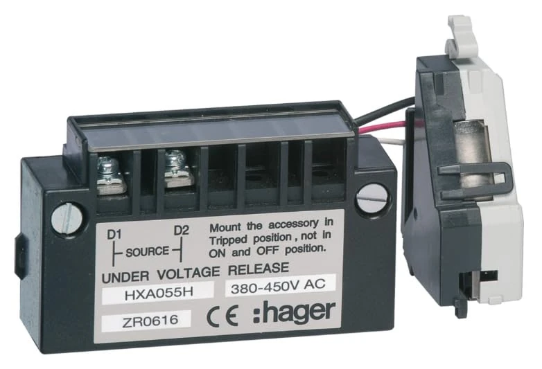 Relay min. ten. ret. x160-x250,380-450Vac