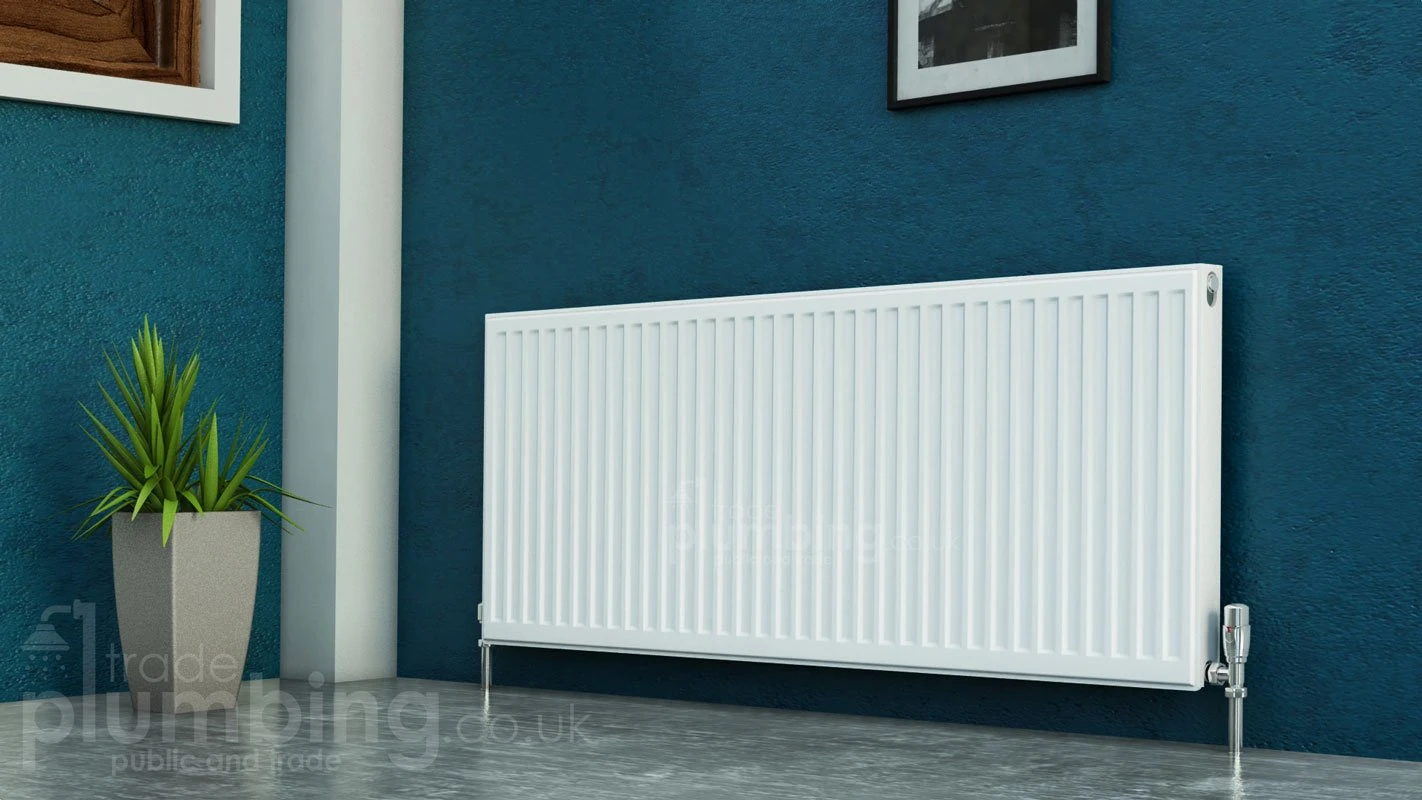 K-Rad Kompact Type 11 Single Panel Single Convector Radiator H400mm x W1000mm White