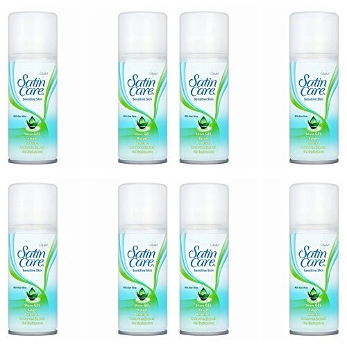 Gillette 75 ml Satin Care Shaving Gel for Women, 450 Millilitre, (Pack of 6)